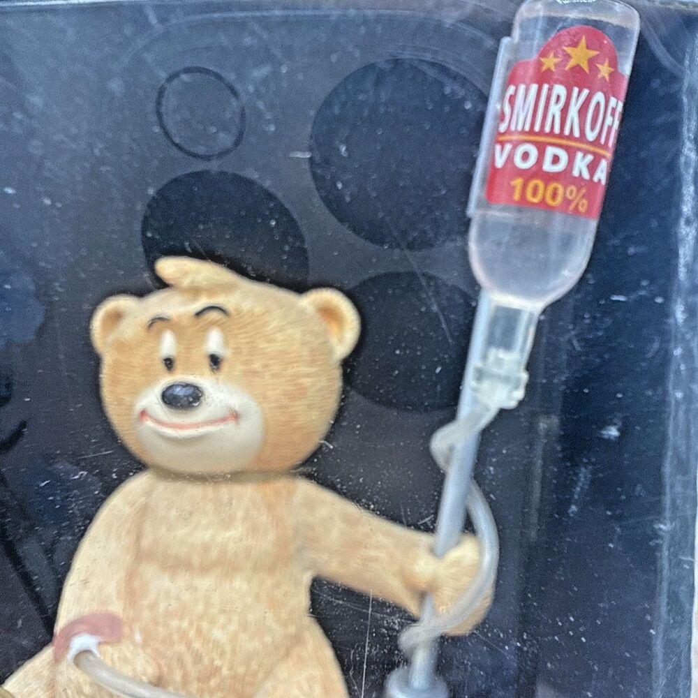 Vintage Bad Taste Bear Vladimir Vodka IV Collectible Figure Handpainted - Picture 12 of 13